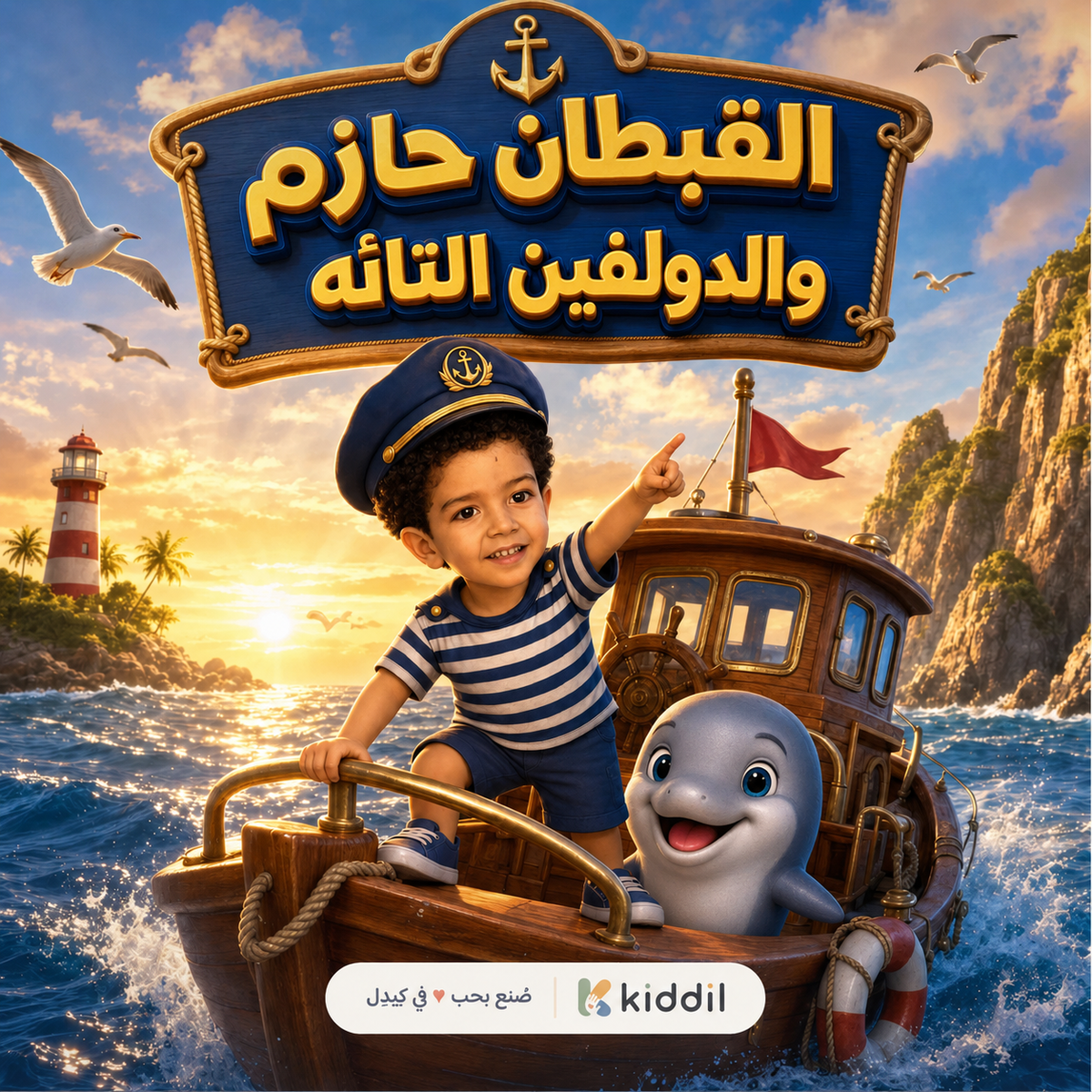 Captain Hazem and the Little Dolphin
