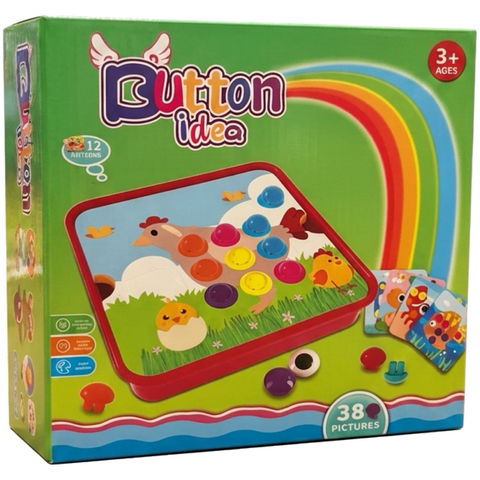 Button Art Picture Board