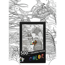 Colouring Puzzle 500 — Under the Sea
