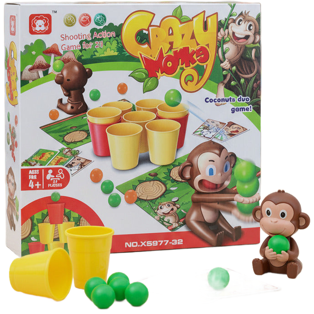 Crazy Monkey — Coconut Launch Game