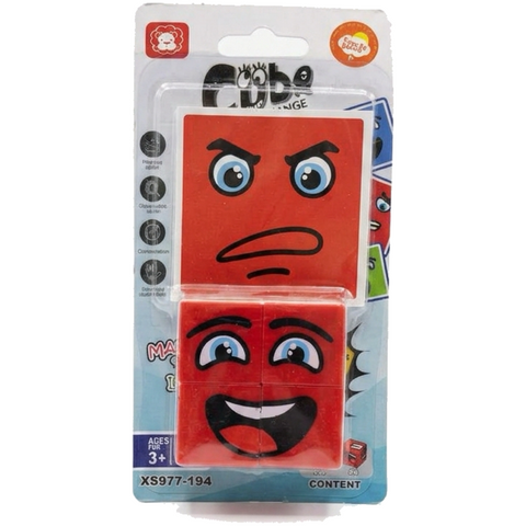 Cube Face-Change Speed Game — Red