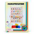 Wooden English Alphabet Flip Board — A to Z