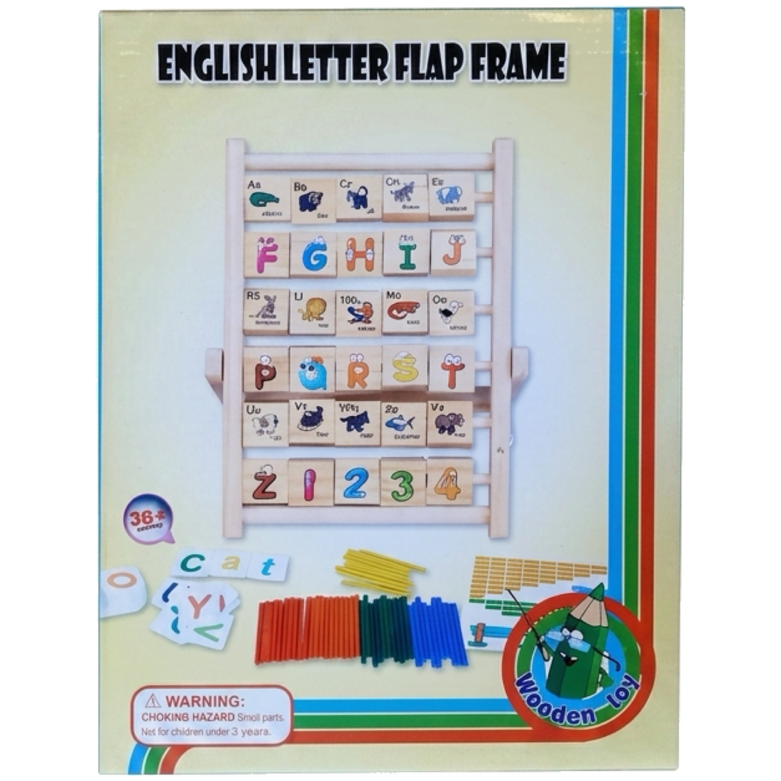 English Letter Flip Frame