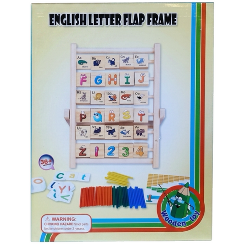 English Letter Flip Frame