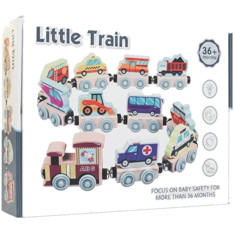 Magnetic Alphabet Train Set