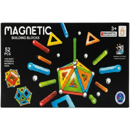 Magnetic Building Blocks — 52 Pieces