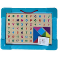 Magnetic Tangram Board — Letters & Numbers