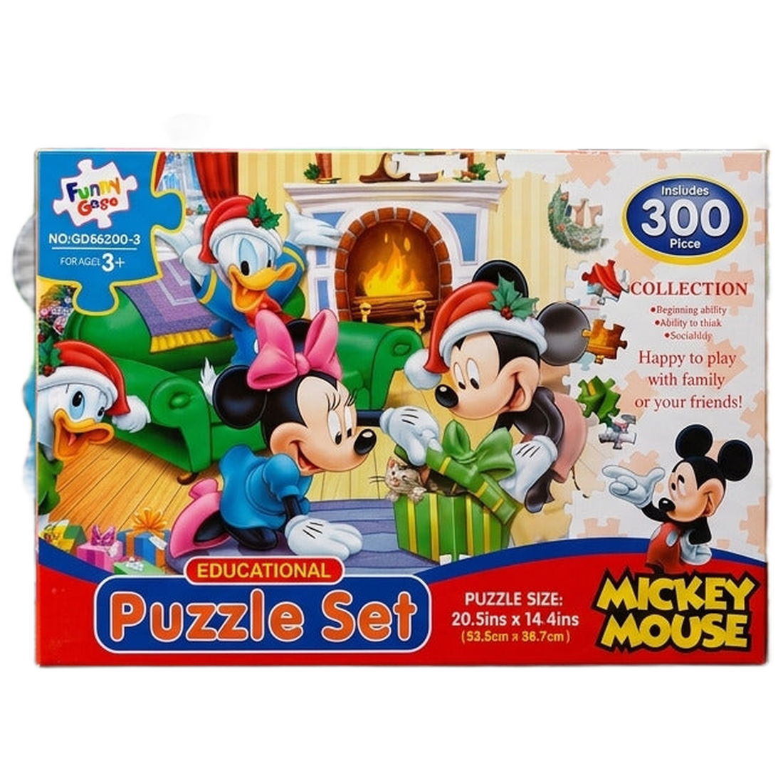 Mickey Mouse Puzzle — 300 Pieces