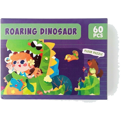 Roaring Dinosaur — Floor Puzzle (60 pcs)