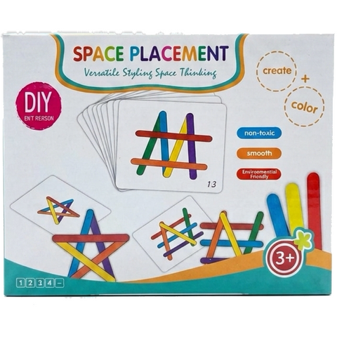 Space Placement — Wooden Steps Puzzle