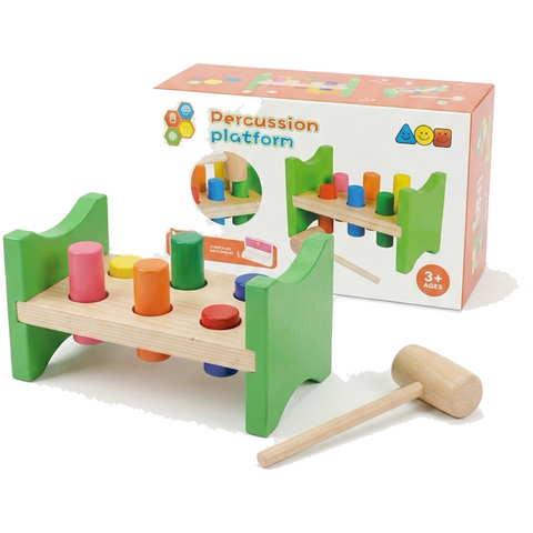Wooden Pound & Tap Bench